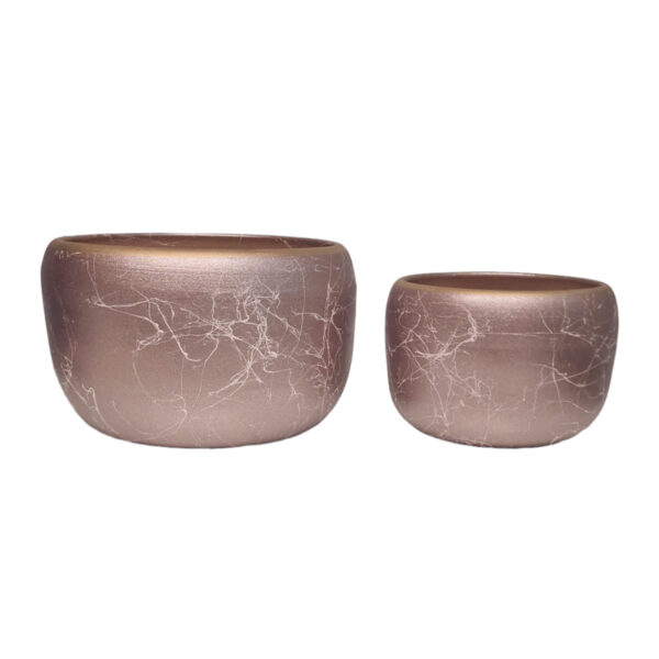 Κεραμικό Set 2 Καφέ Marble