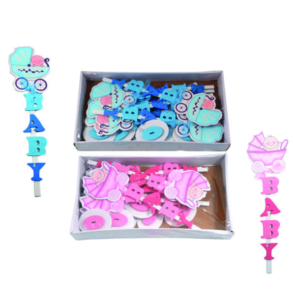 Ξύλινο διακοσμητικό Bebe 28cm 12 Pack