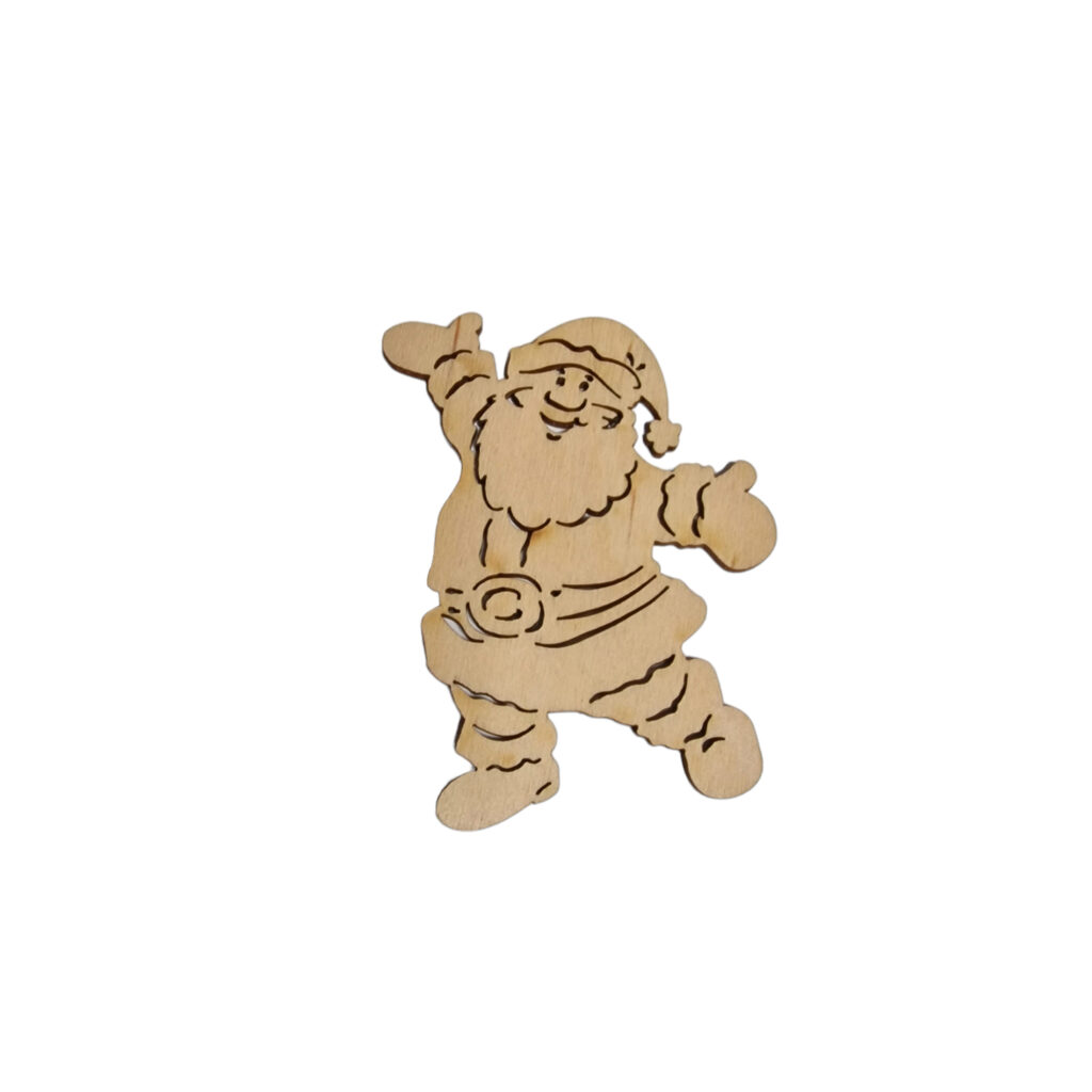 Γούρι Ξύλινο Άγιος Βασίλης