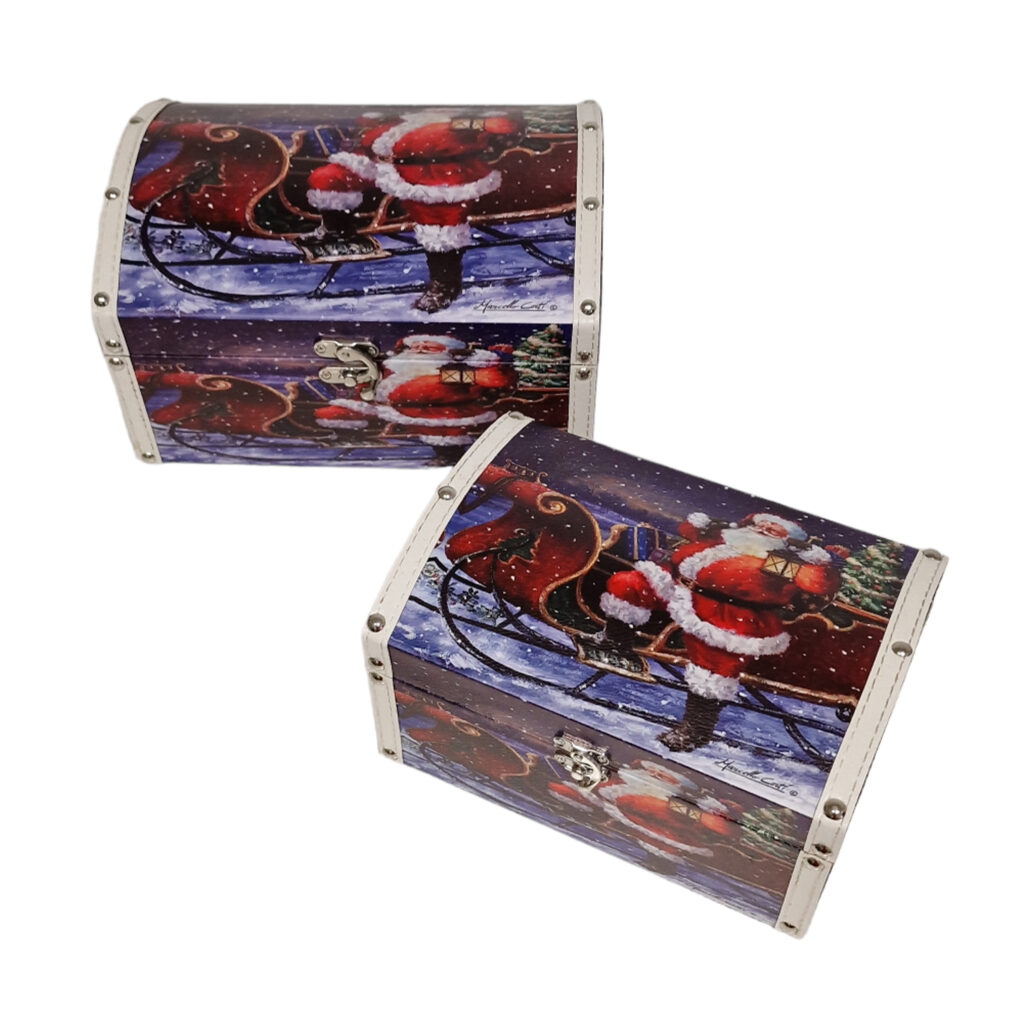 Χριστουγεννιάτικο Μπαούλο Άγιος Βασίλης Set 2