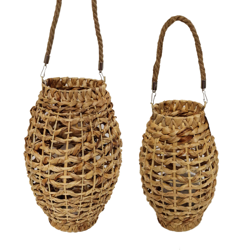 Boho Καλάθι Φανάρι Set 2