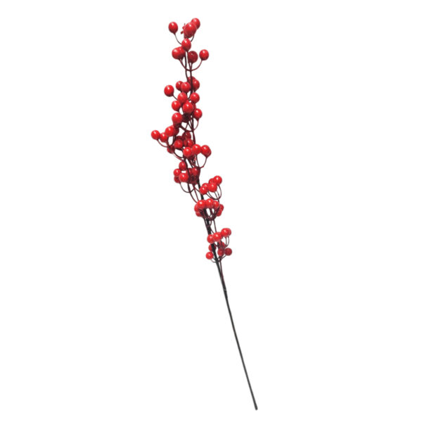 Κλαδί με Κόκκινα Berries 67cm