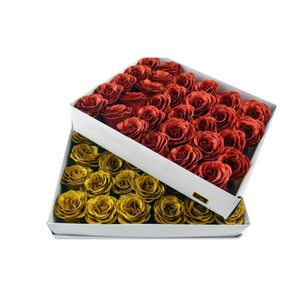 Τριαντάφυλλα Soap Flowers με glitter 30 Pack