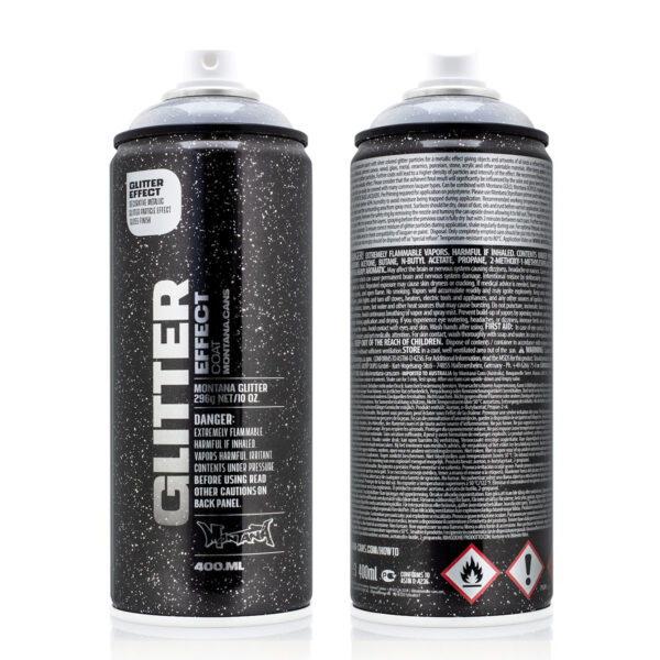Σπρέυ Ασημί με Glitter 400ml