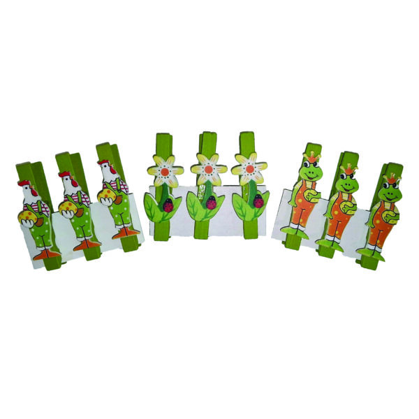 Ξύλινα μανταλάκια Bebe 3 Pack