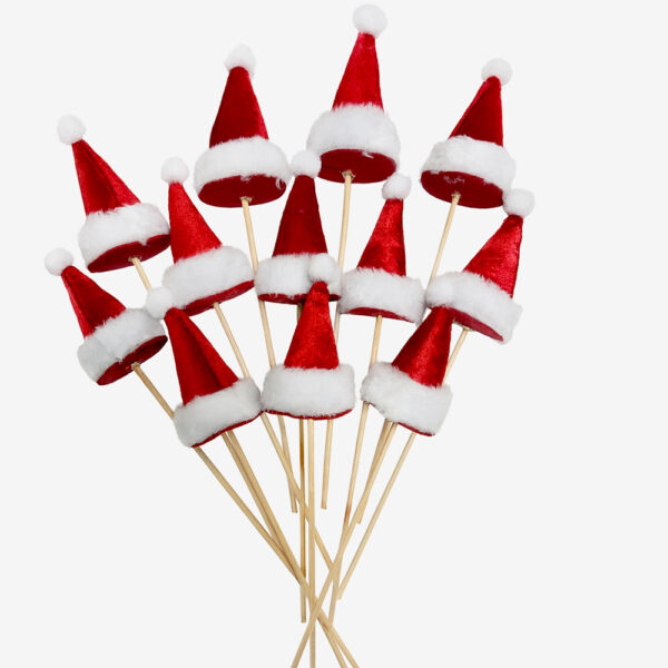 Sticks Σκουφάκια Άι Βασίλη Set 12