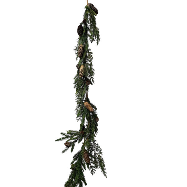 Γιρλάντα Χριστουγεννιάτικη με κουκουνάρια 160cm