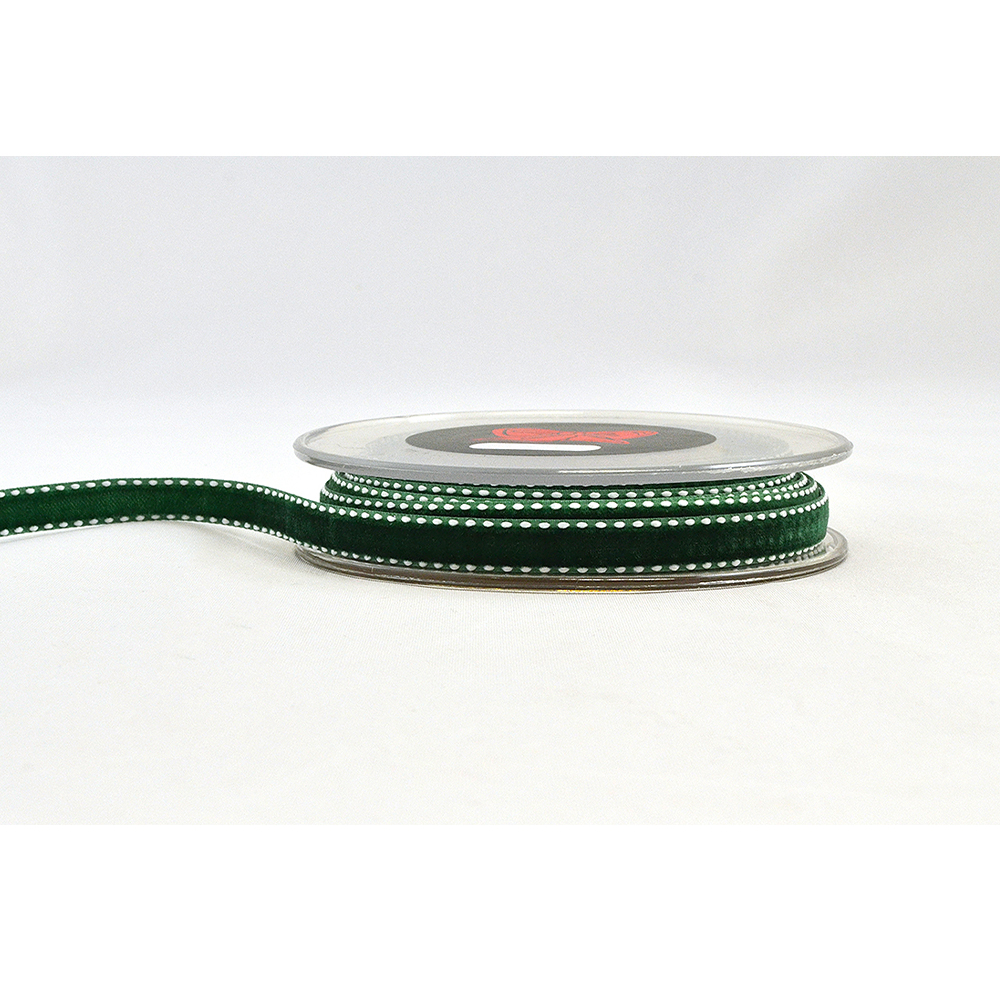 Κορδέλα Ribbon Velvet 10mm x 9m-GREEN