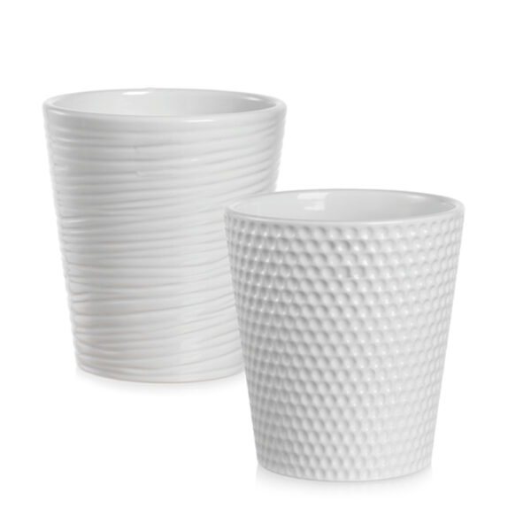 Κεραμικό Κασπώ Falenops Λευκό Σετ 6