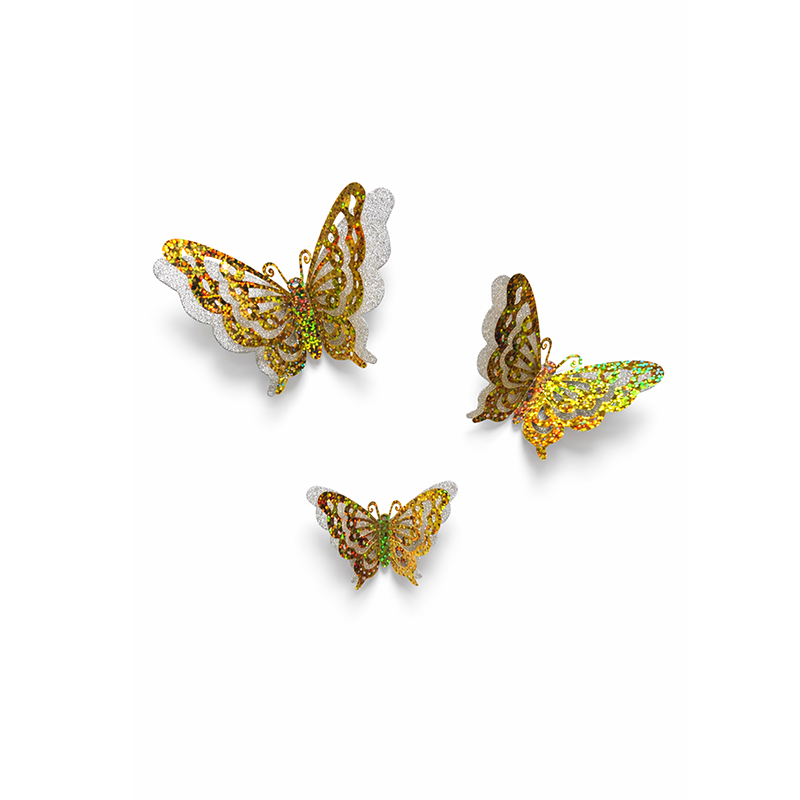 3D Αυτοκόλλητες Διακοσμητικές Πεταλούδες 12/Pack 3D Αυτοκόλλητες Διακοσμητικές Πεταλούδες 12/Pack