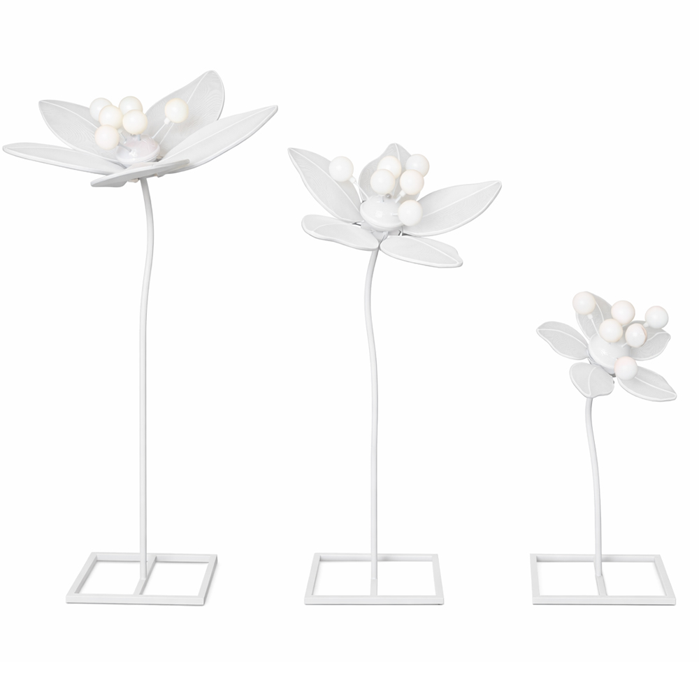 Stand Λουλούδι με Led Set 3 Stand Λουλούδι με Led Set 3