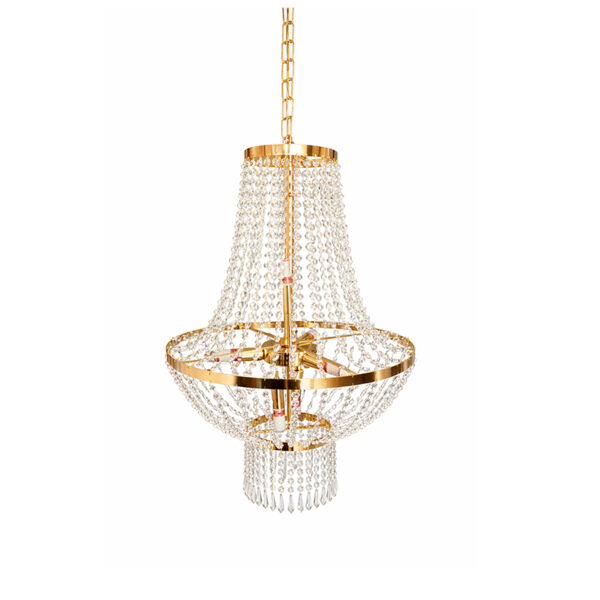 Ακρυλικός Πολυέλαιος Χρυσός