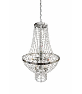 Ακρυλικός Πολυέλαιος Ασημένιος