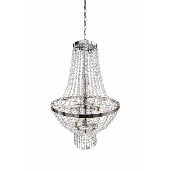 Ακρυλικός Πολυέλαιος Ασημένιος