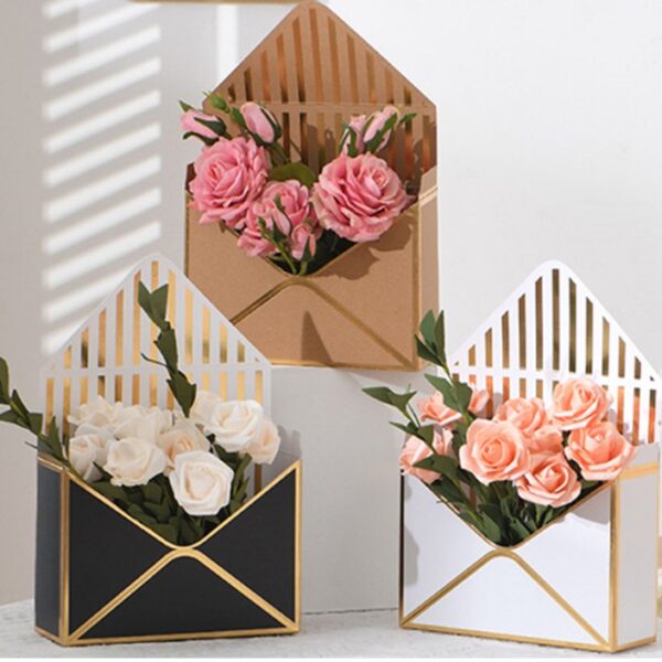 Τσαντάκι για λουλούδια με χρυσές λεπτομέρειες 5 Pack