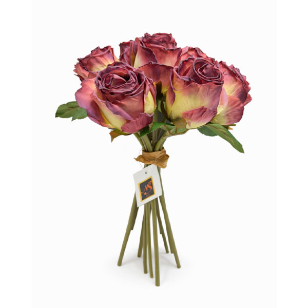 Μπουκέτο Τριαντάφυλλα 7 κεφάλια Δίχρωμο
