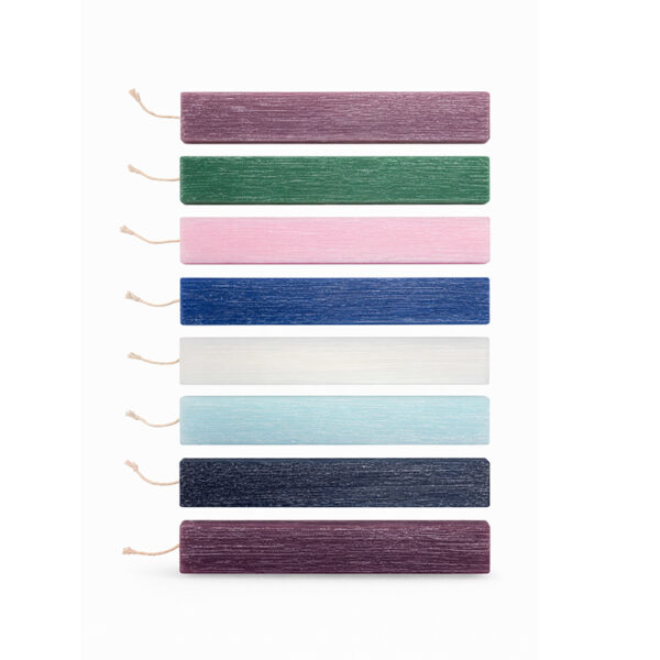 Λαμπάδα Πλακέ Σαγρέ 3.5cm x 25cm